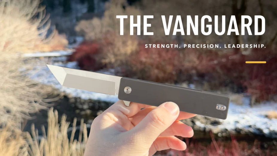 $149 Vanguard : Titanium Flipper Knife DailyCarryCo