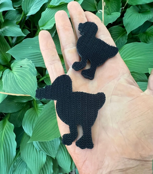 2 Pack: Dynamite and Dagger Duck! Embroidered Patches